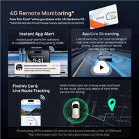 Surveillance à distance 4G de la 70mai A800SE : alertes, live et localisation