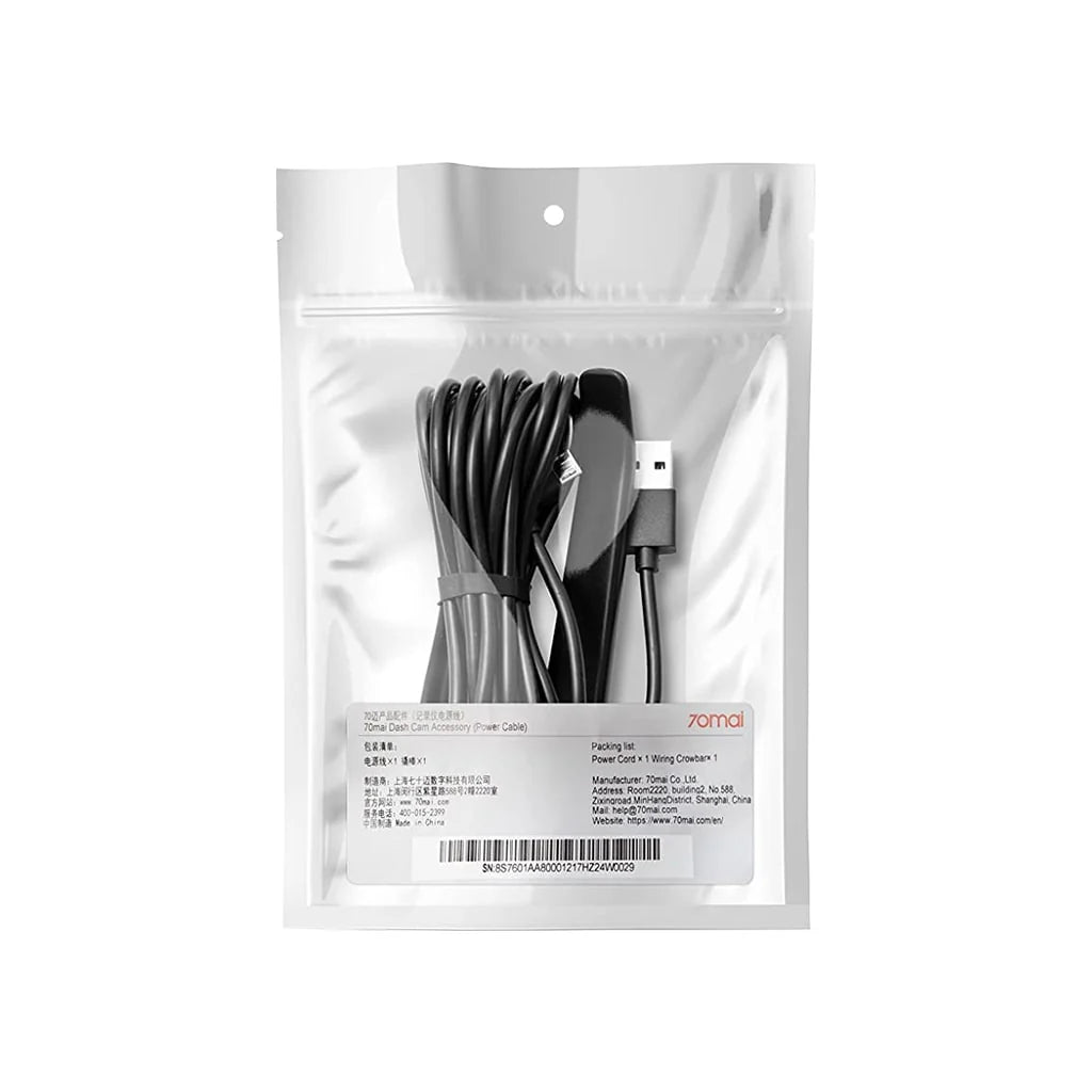 70mai Micro USB Câble d'alimentation