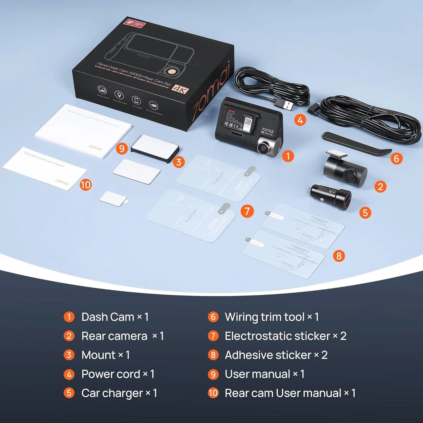 Dash Cam A800S 4K
