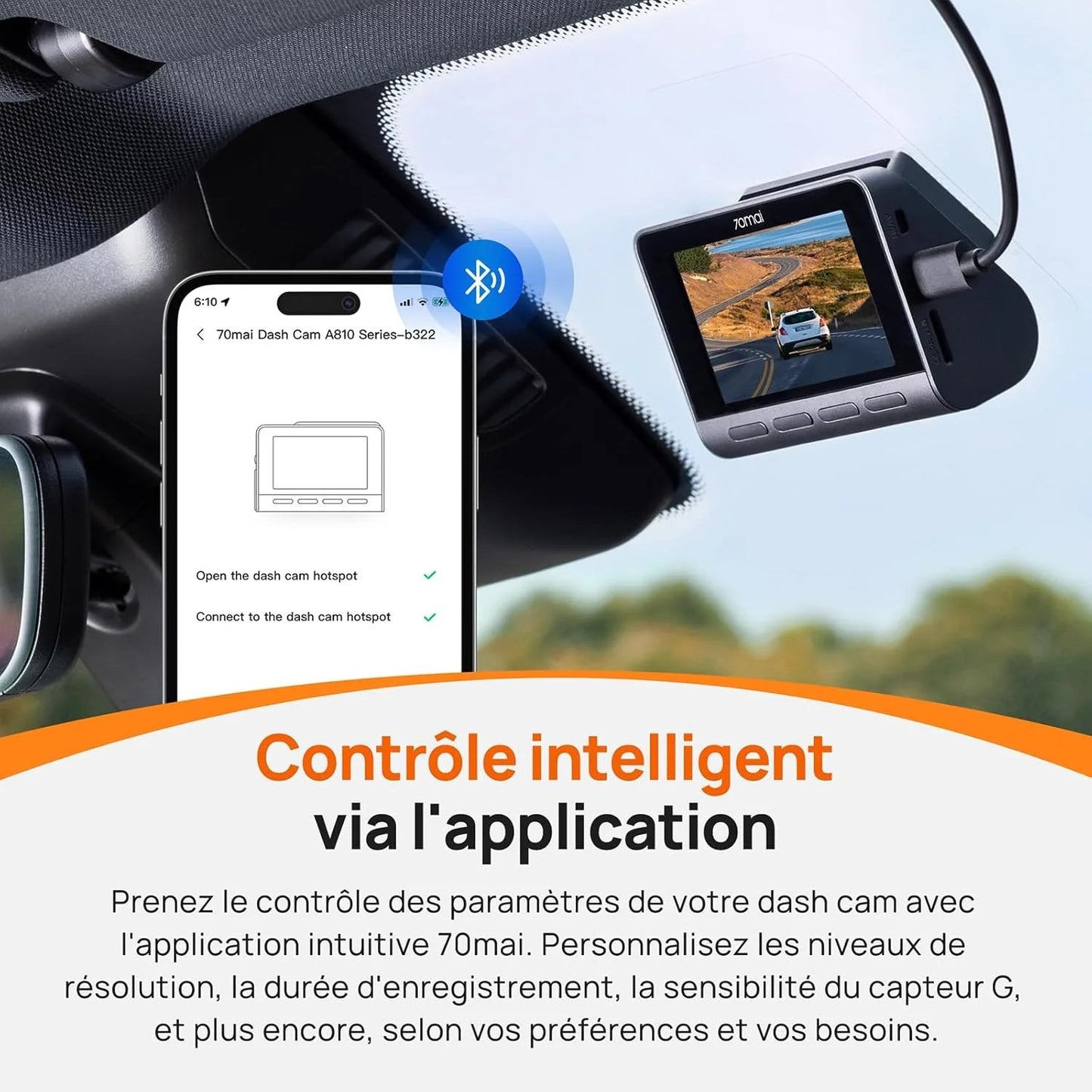 Dash Cam A800S 4K