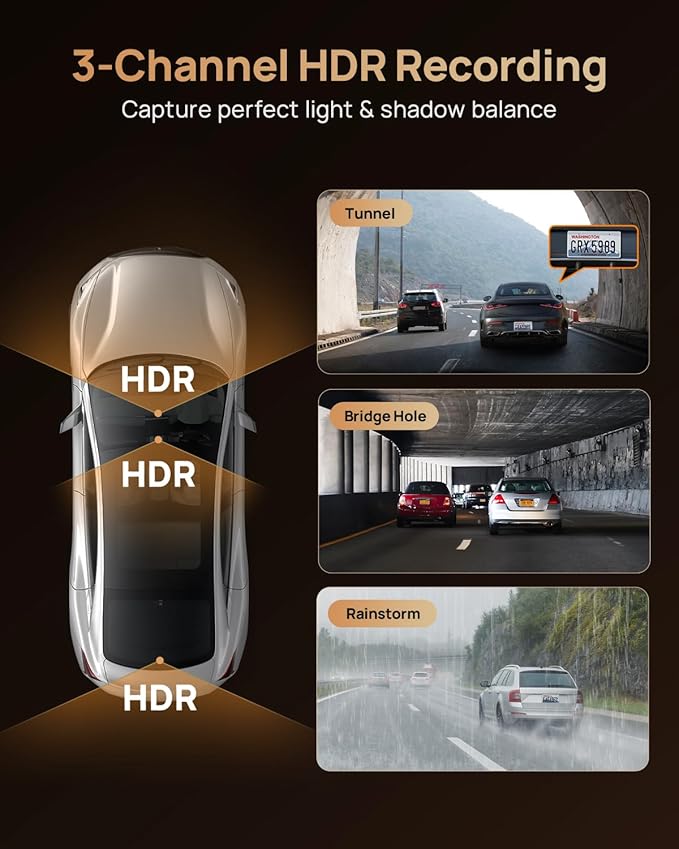 Dash Cam T800 4K HDR 60FPS