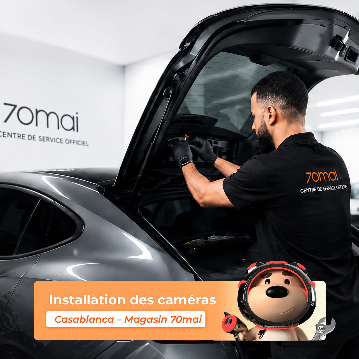 Installation Caméra Voiture – Magasin 70mai
