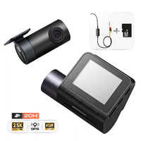Pack 70mai A410 Dash Cam Avant Arrière 2.5K HDR avec GPS – Caméra Voiture , Surveillance Parking 24h/7j + Carte Mémoire 