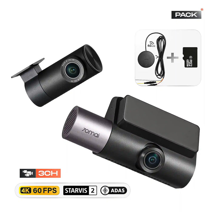 Pack Dash Cam T800 4K 60fps