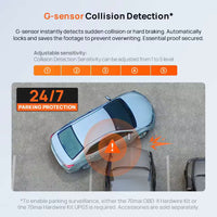 Détection de choc G-sensor de la 70mai M310 Plus en stationnement