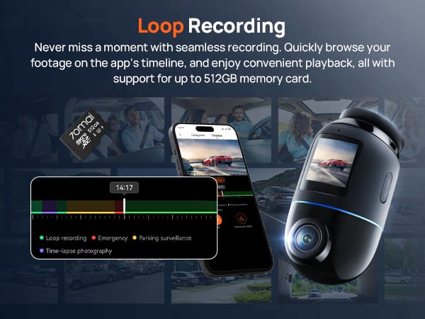 Pack Dash Cam X800 Omni 4K 60fps