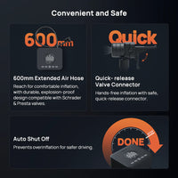 TP07 Compresseur Air Portable Sans Fil